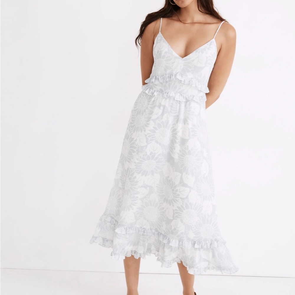 Madewell Floral Midi Dress